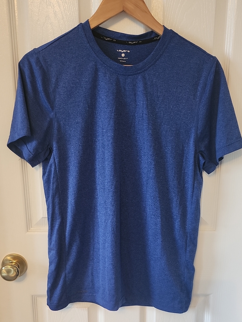 Layer 8 Men's Heather Royal Blue Crew Neck Tee
